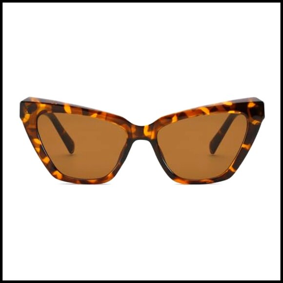 Retro Cat Eye Sunglasses UV400 Protection Plastic Frames main image 7